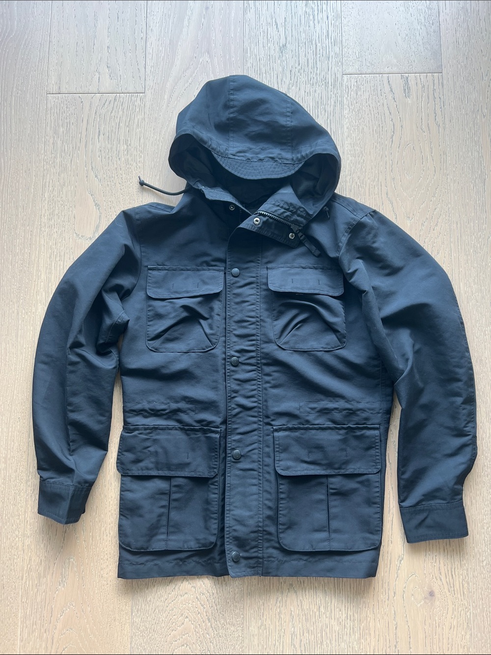 Uniqlo Black Hooded Field Jacket